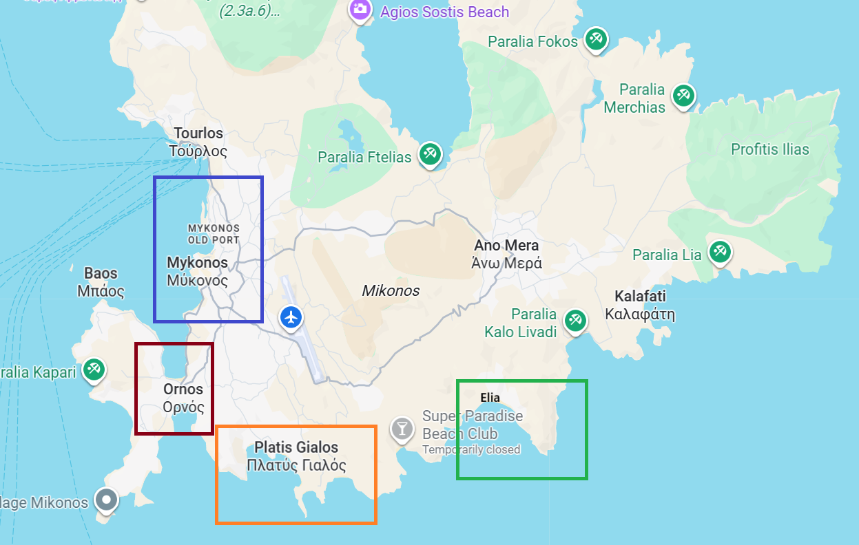 איפה לישון במיקונוס?